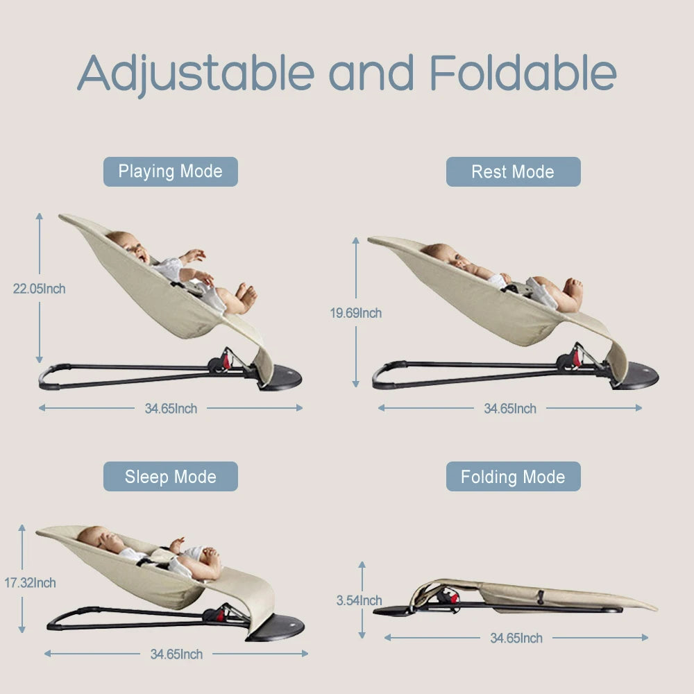 588-Chaise Berçante Portable Multifonction AnGku – Confort et Amusement pour Bébé !