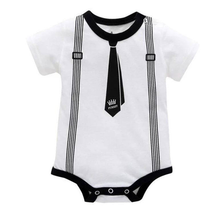 147-Rompers d'Été pour Bébé Garçon – Style Gentleman