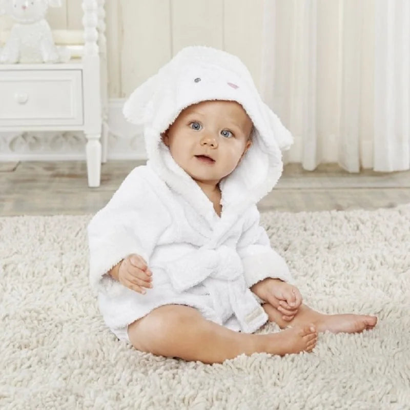 466D-Serviette de Bain en Forme de Couronne pour Enfant – L'Élégance au Moment du Bain !