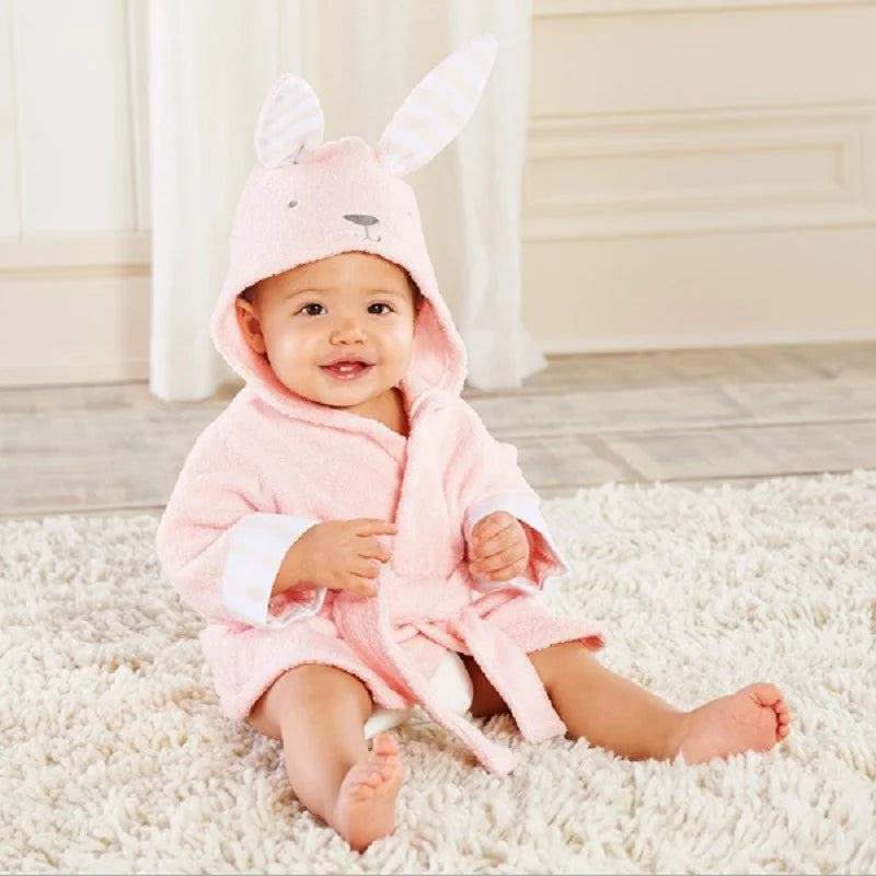 466D-Serviette de Bain en Forme de Couronne pour Enfant – L'Élégance au Moment du Bain !