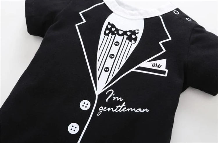 147-Rompers d'Été pour Bébé Garçon – Style Gentleman