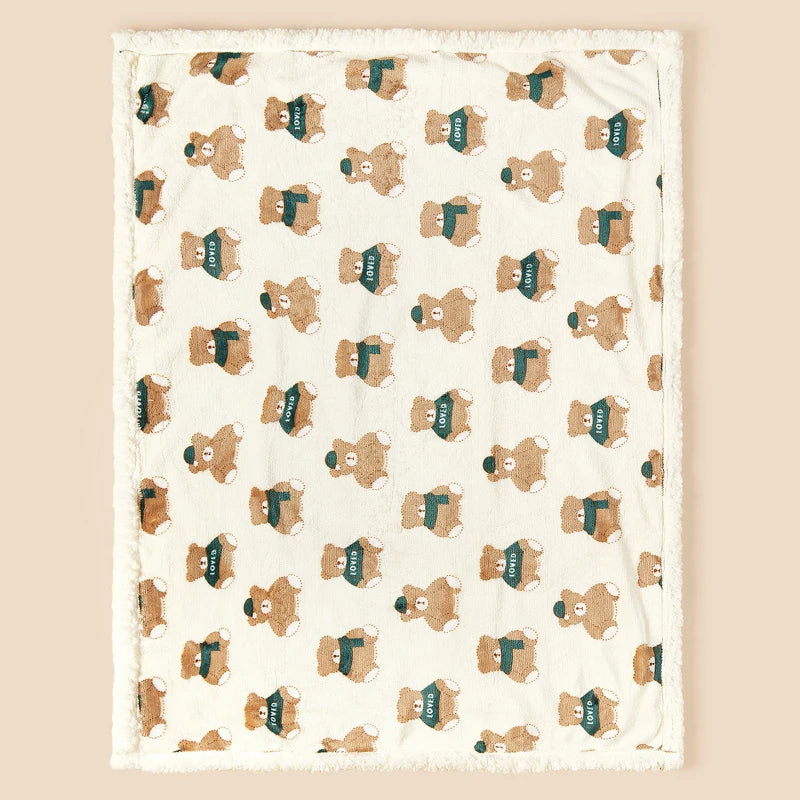 455-Couverture Hivernale pour Bébé en Flanelle