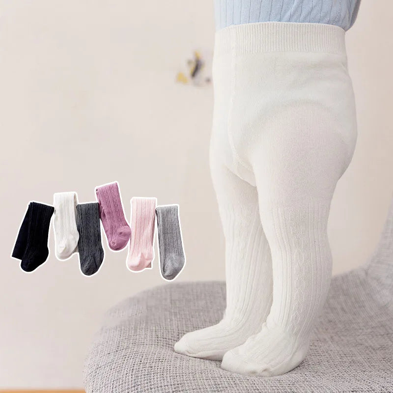 279- Chaussettes en Maille pour Filles Bébés - Élégance et Confort au Quotidien