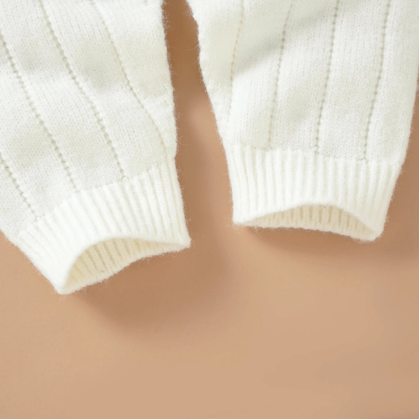 095-Rompers Tricoté avec Bonnet pour Bébé - Élégance et Confort pour les Petits
