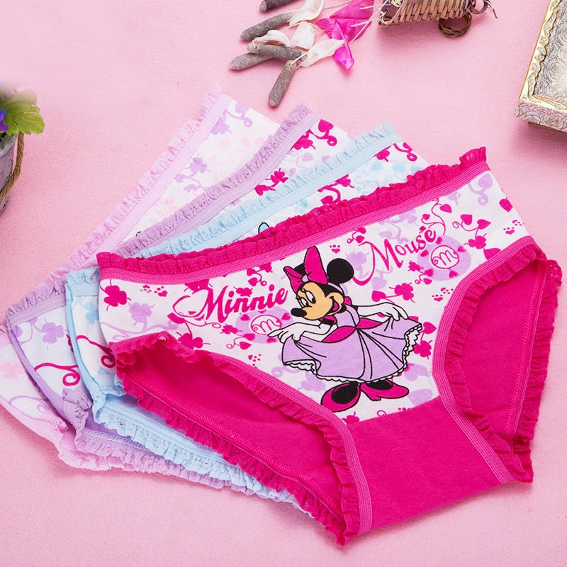293-Ensemble de 2 Culottes pour Filles avec Motif Minnie - Confort et Amusement
