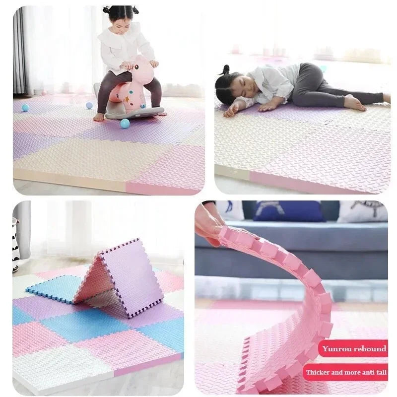 590A-Tapis de Jeu Puzzle en Mousse pour Bébé – Doux, Antidérapant et Éducatif