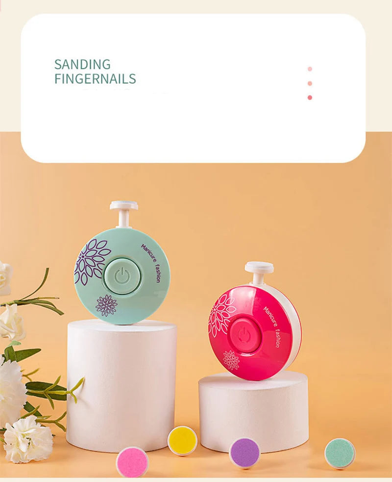 550-Limeuse Électrique pour Ongles de Bébé – Kit de Manucure et Hygiène pour Nourrissons