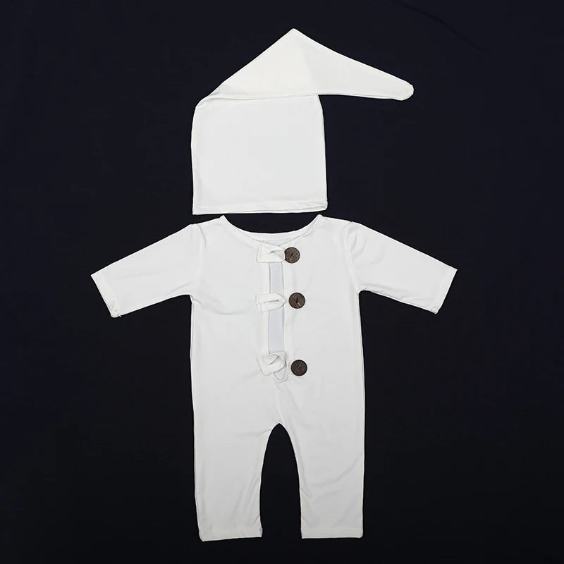 005- Accessoires de Photographie pour Nouveau-nés - Ensemble de Costume avec Bonnet