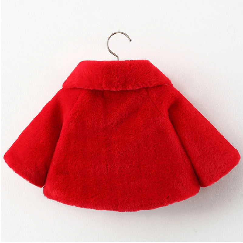 135-Veste d'Hiver en Fourrure pour Filles - Élégance et Confort