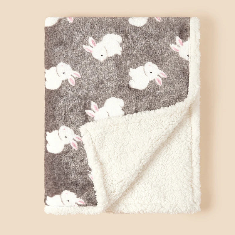 455-Couverture Hivernale pour Bébé en Flanelle