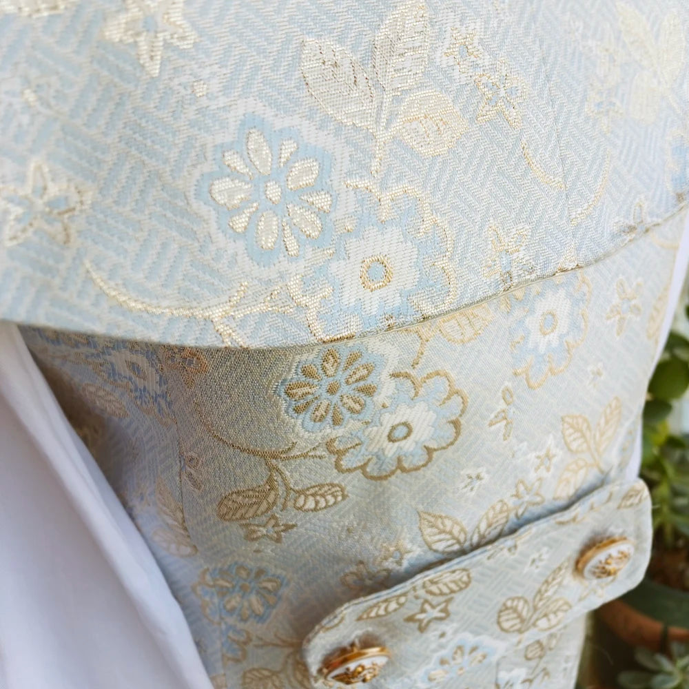 147-Costume Enfant en Jacquard - Élégant pour Mariage et Célébrations