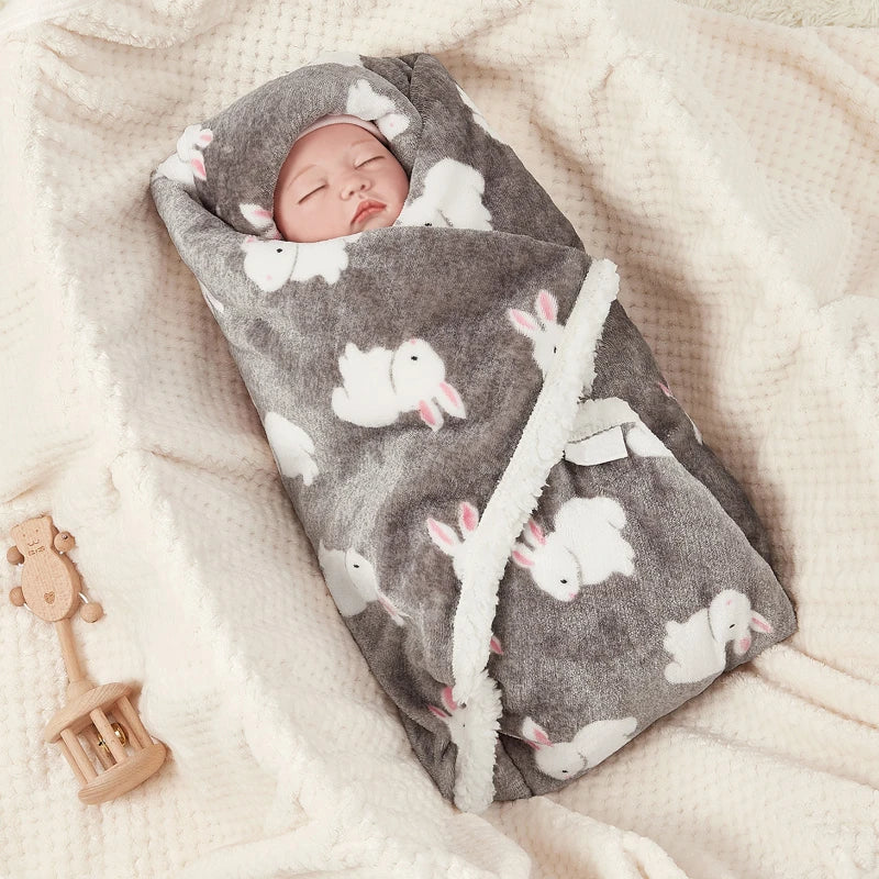 455-Couverture Hivernale pour Bébé en Flanelle
