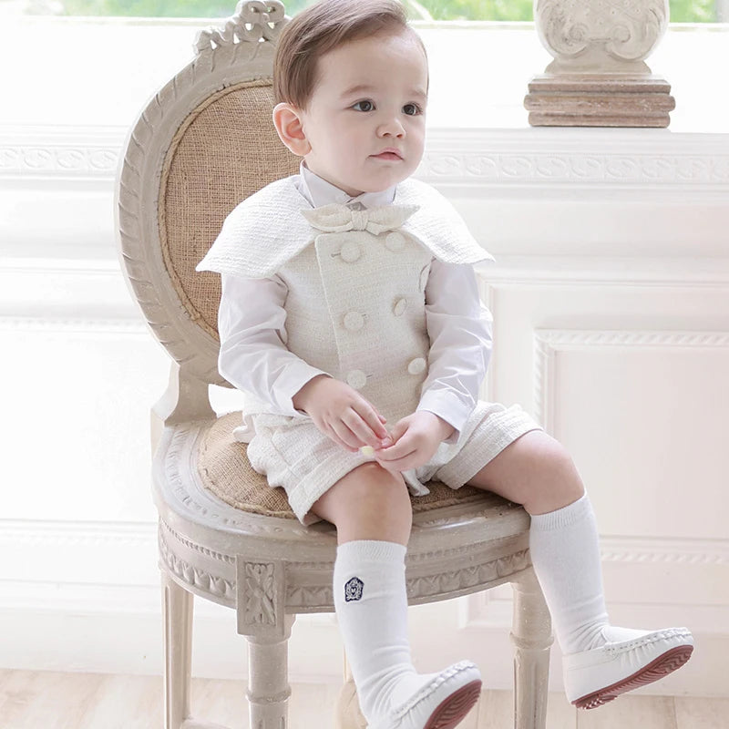 139-Ensemble Formelle pour Enfant - Costume Élégant à 4 Pièces