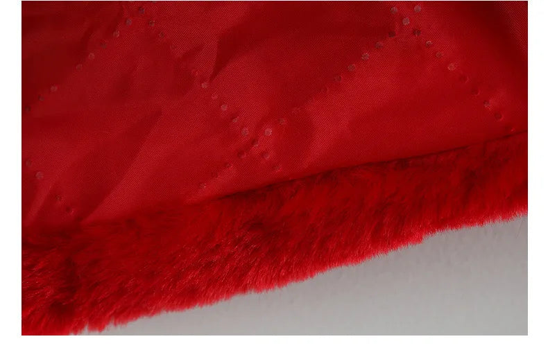 135-Veste d'Hiver en Fourrure pour Filles - Élégance et Confort
