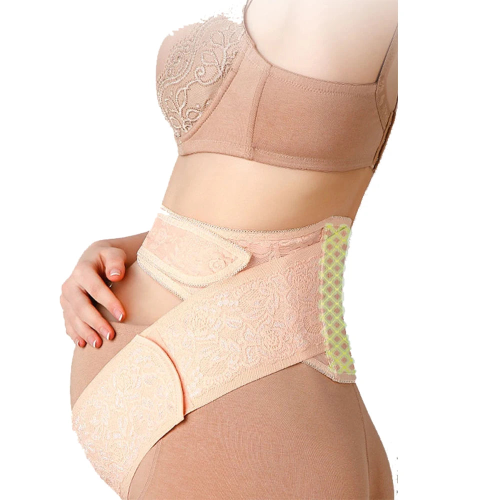 935-Ceinture de Soutien Maternité Respirante – Bande de Soutien Ventral Élastique pour Femme Enceinte