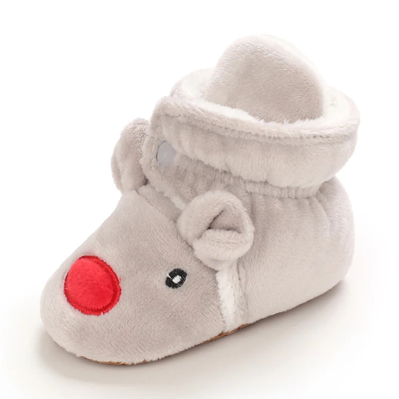 047-Chaussons Bébé d’Hiver – Douceur et Confort pour les Premiers Pas