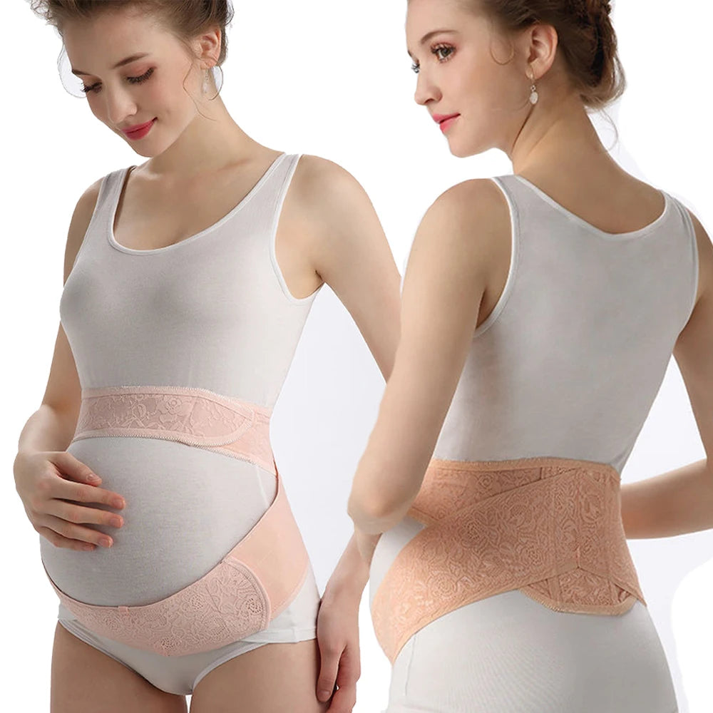 935-Ceinture de Soutien Maternité Respirante – Bande de Soutien Ventral Élastique pour Femme Enceinte