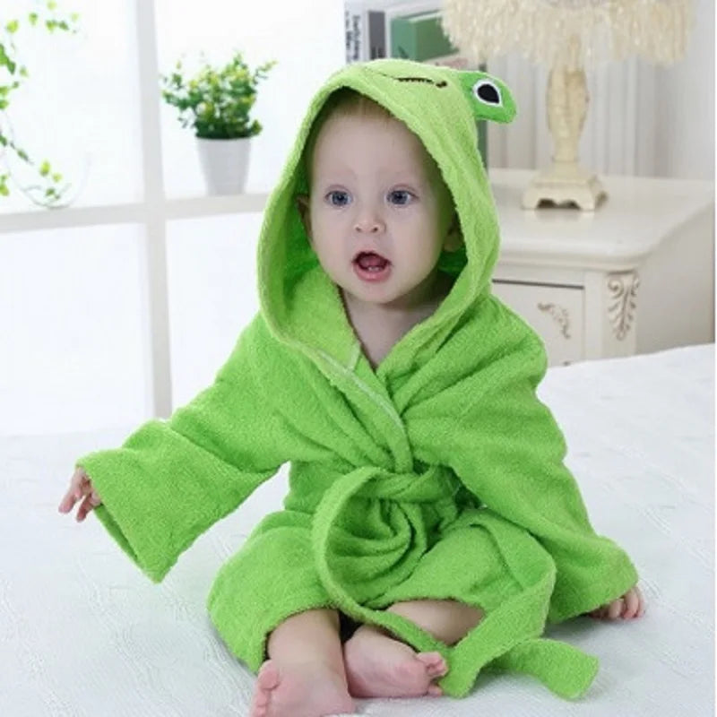 466D-Serviette de Bain en Forme de Couronne pour Enfant – L'Élégance au Moment du Bain !