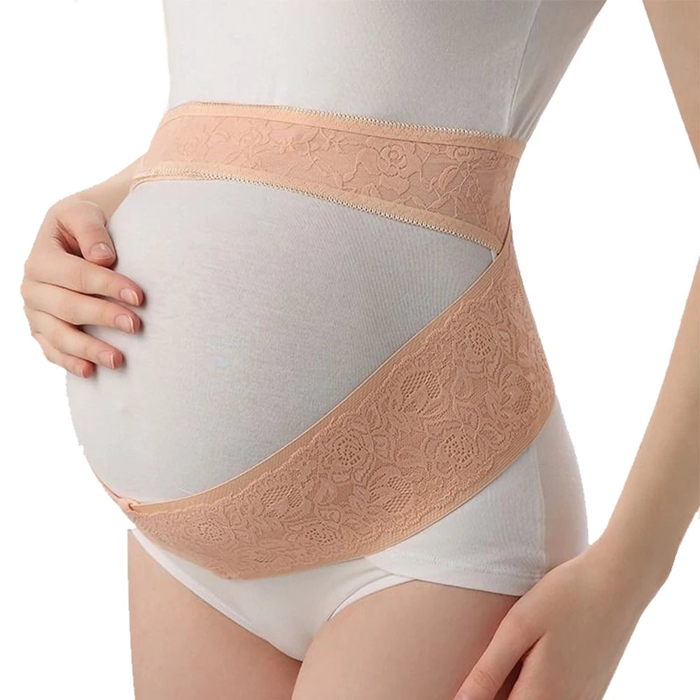 935-Ceinture de Soutien Maternité Respirante – Bande de Soutien Ventral Élastique pour Femme Enceinte