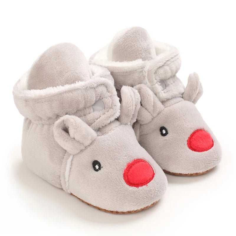 047-Chaussons Bébé d’Hiver – Douceur et Confort pour les Premiers Pas