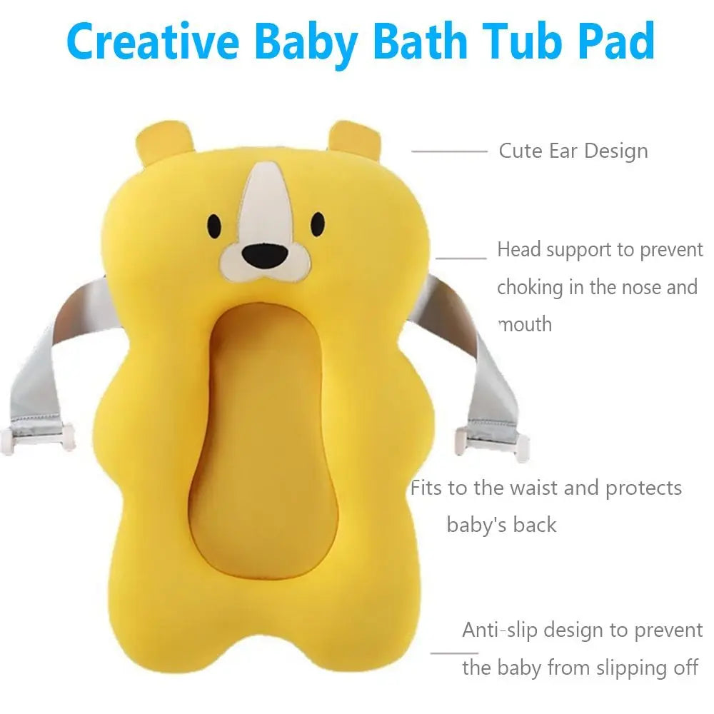 484D-Coussin de Baignoire pour Bébé – Confort et Sécurité au Moment du Bain !