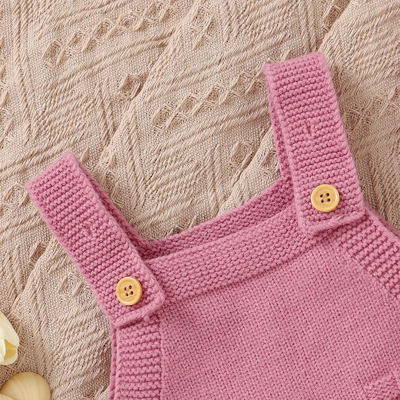 129-Ensemble Rompers et Chapeaux pour Bébés Filles - Élégance et Confort