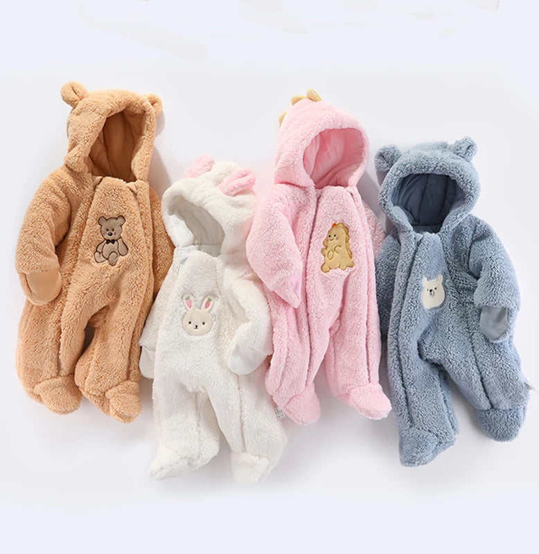 121B-Doudoune Hiver Bébé avec Capuche
