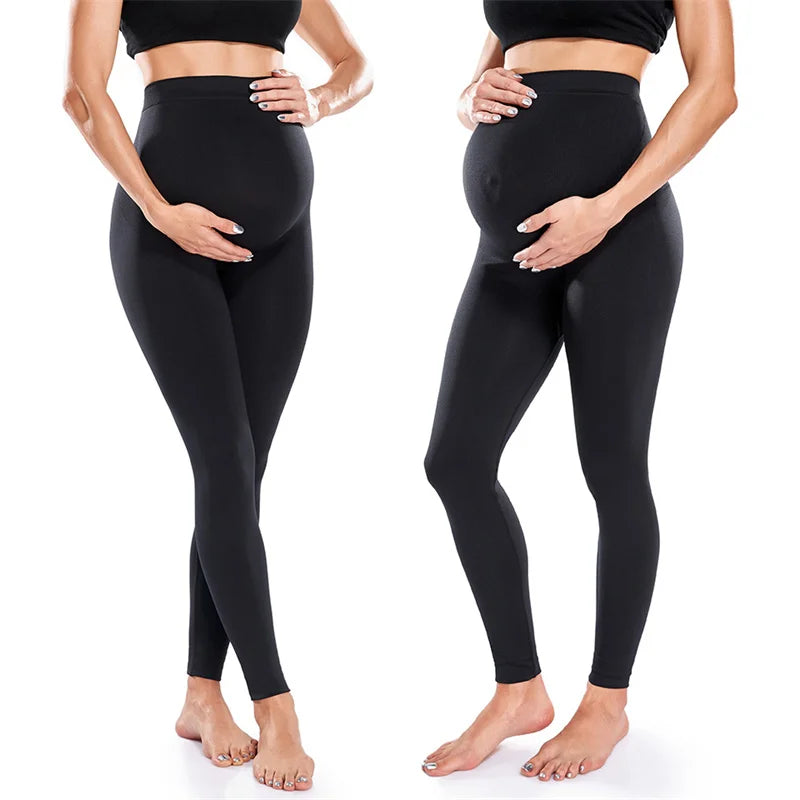 932-Leggings de Maternité Taille Haute – Confort et Soutien pour les Futures Mamans