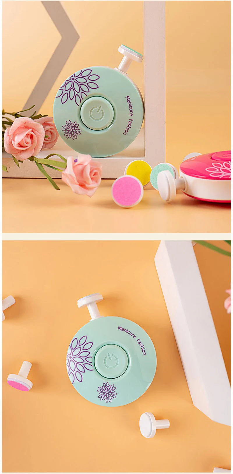 550-Limeuse Électrique pour Ongles de Bébé – Kit de Manucure et Hygiène pour Nourrissons