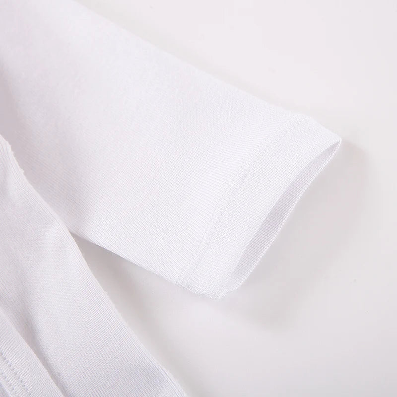 097- Body Bébé Unisexe 100% Coton - Blanc - Manches Longues