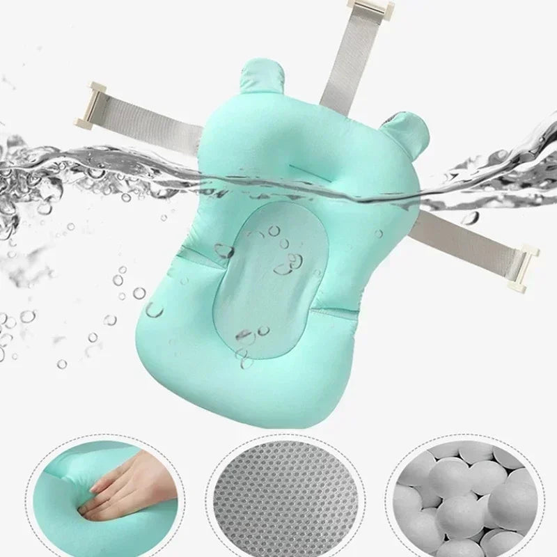 482D-Matelas de Support de Bain pour Bébé – Siège de Bain Pliable et Flottant