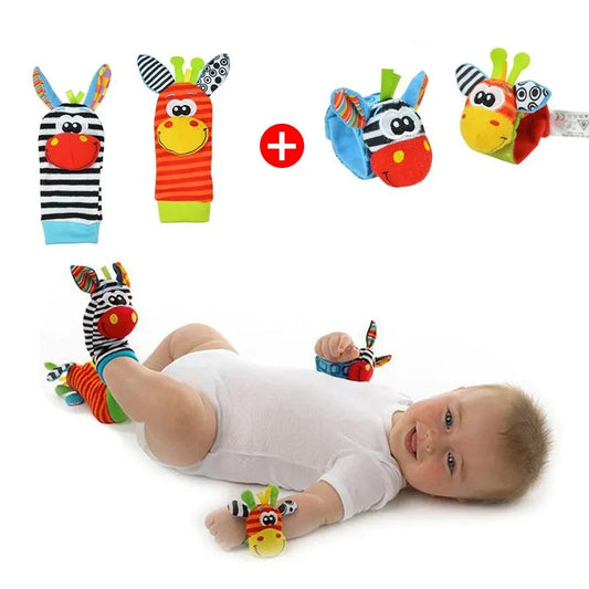 267A-Set de Hochets Doux en Peluche pour Bébé - 0 à 24 Mois