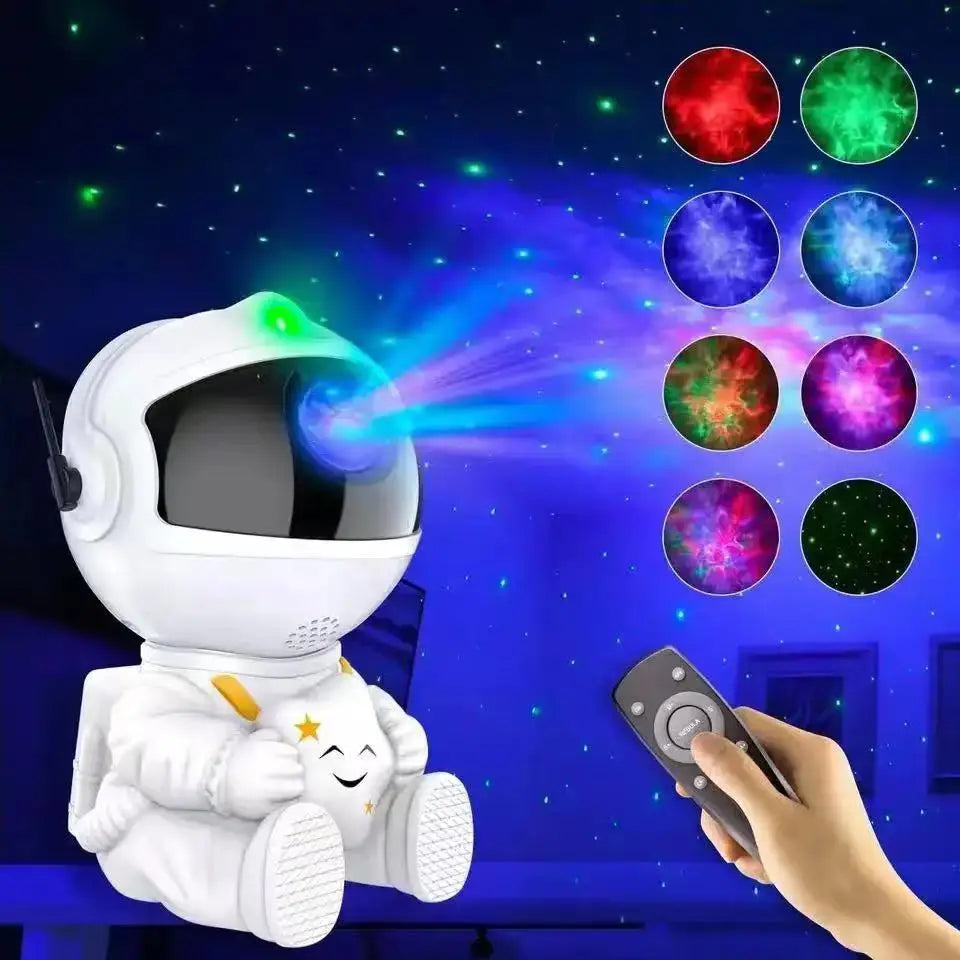 579-Projecteur LED Astronaute – Transformez la Chambre de Vos Enfants en un Ciel Étoilé !