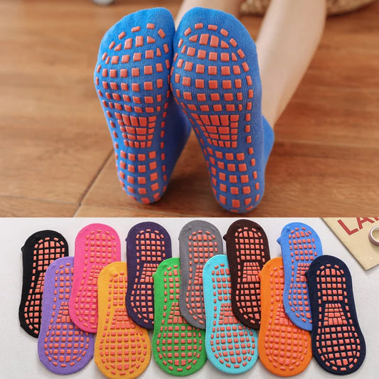 265-Chaussettes Antidérapantes Parent-Enfant – Trampoline et Sports pour Enfants et Adultes