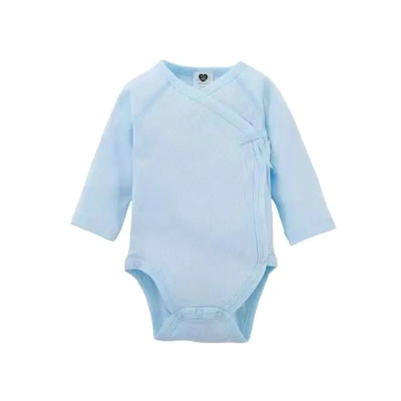 097- Body Bébé Unisexe 100% Coton - Blanc - Manches Longues