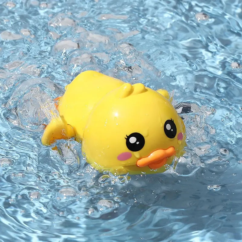 540-Jouet de Bain en Plastique – Canard et Chauve-Souris à Remonter pour le Bonheur de vos Tout-Petits !