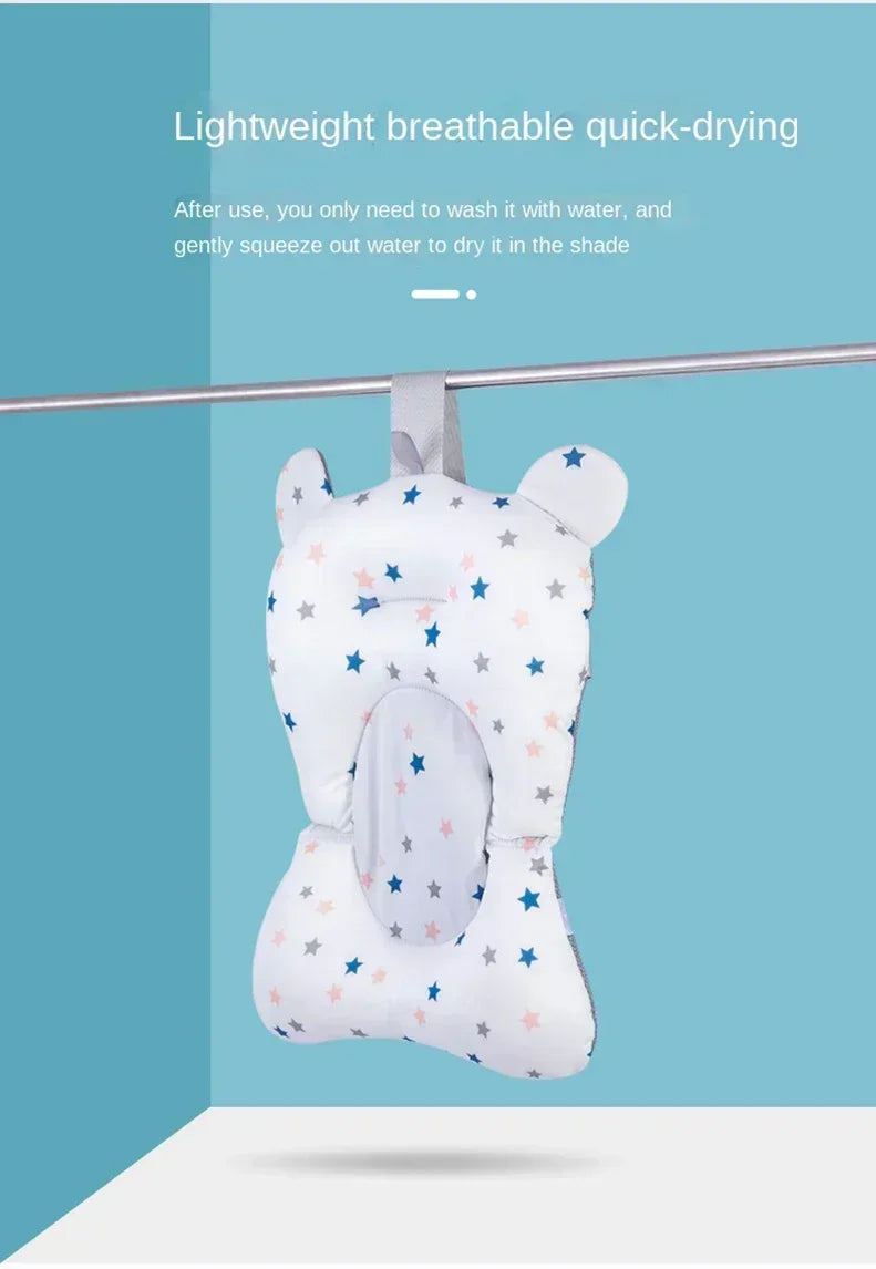 482D-Matelas de Support de Bain pour Bébé – Siège de Bain Pliable et Flottant