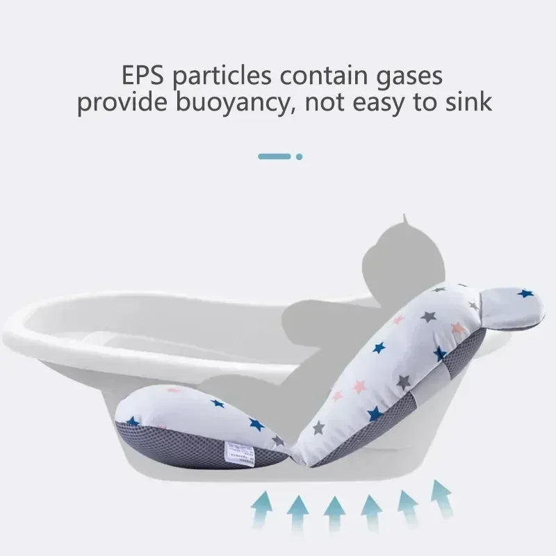 482D-Matelas de Support de Bain pour Bébé – Siège de Bain Pliable et Flottant