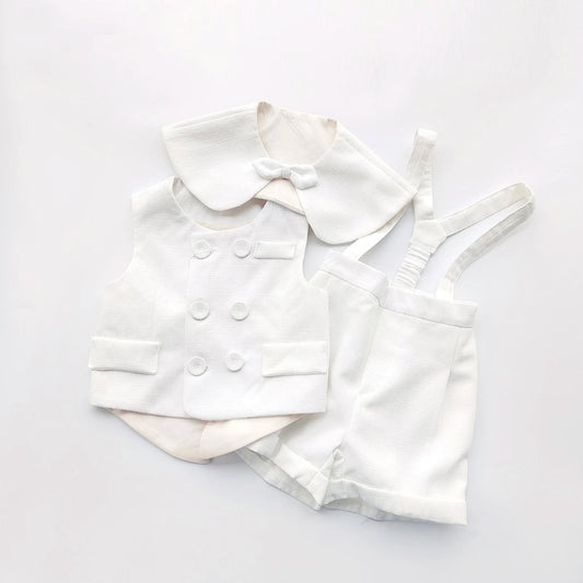 139-Ensemble Formelle pour Enfant - Costume Élégant à 4 Pièces