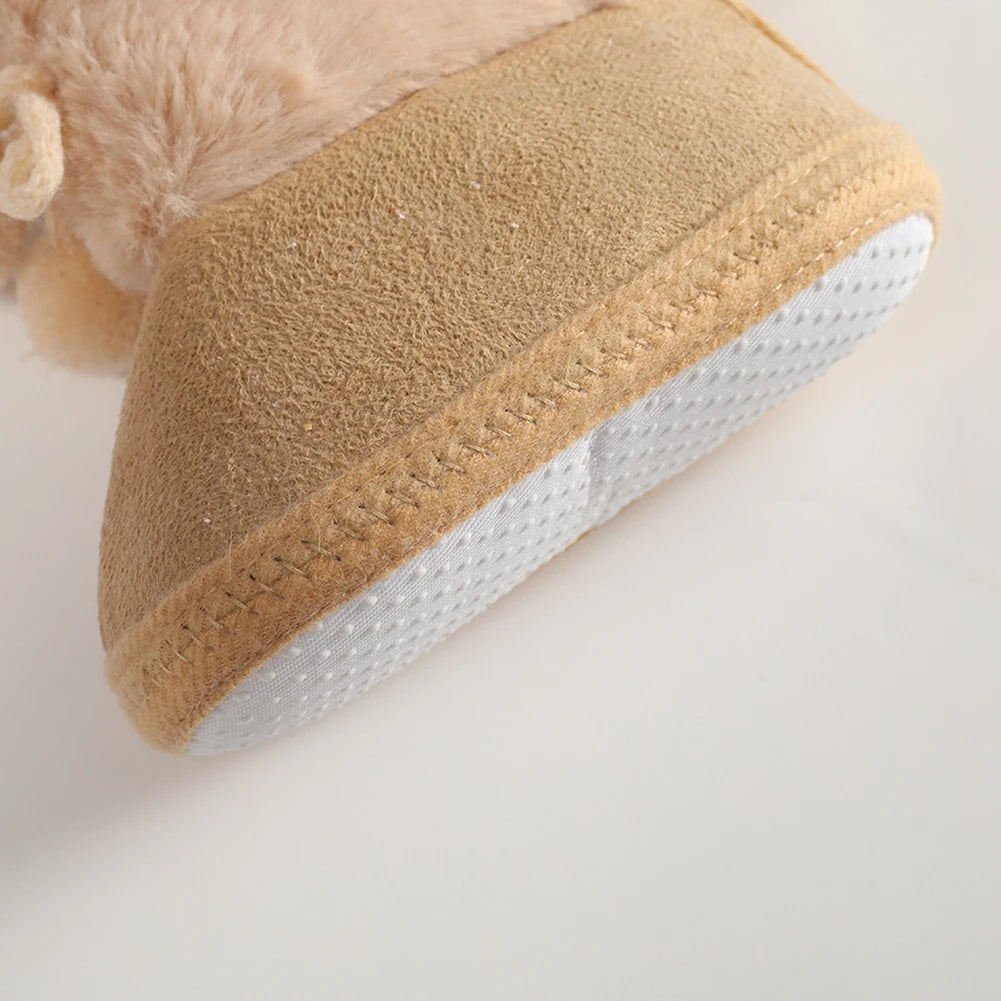129C-Bottines d'Hiver pour Bébé - Douceur et Confort pour les Premiers Pas