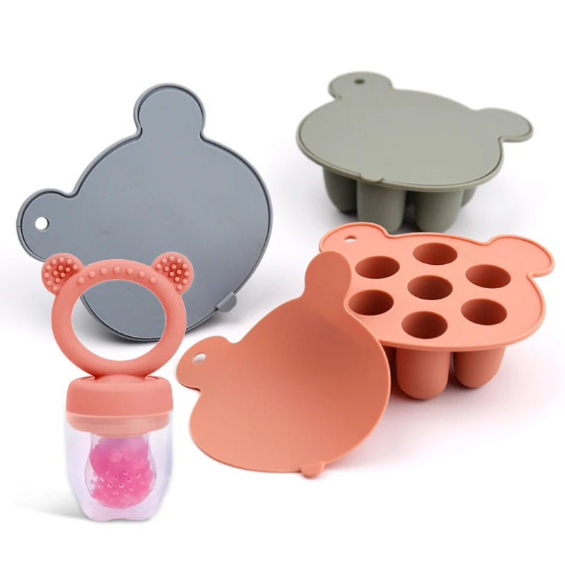 397-Moule à Glaces en Silicone pour Bébé – Créez des Moments Rafraîchissants