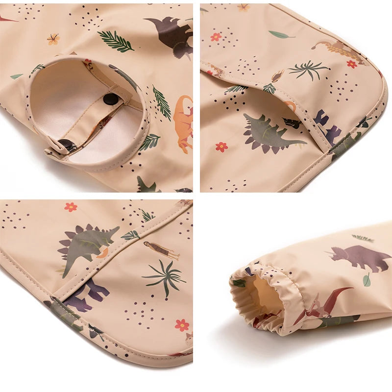 385-Tablier de Peinture Imperméable pour Enfants - Protection Pratique et Amusante