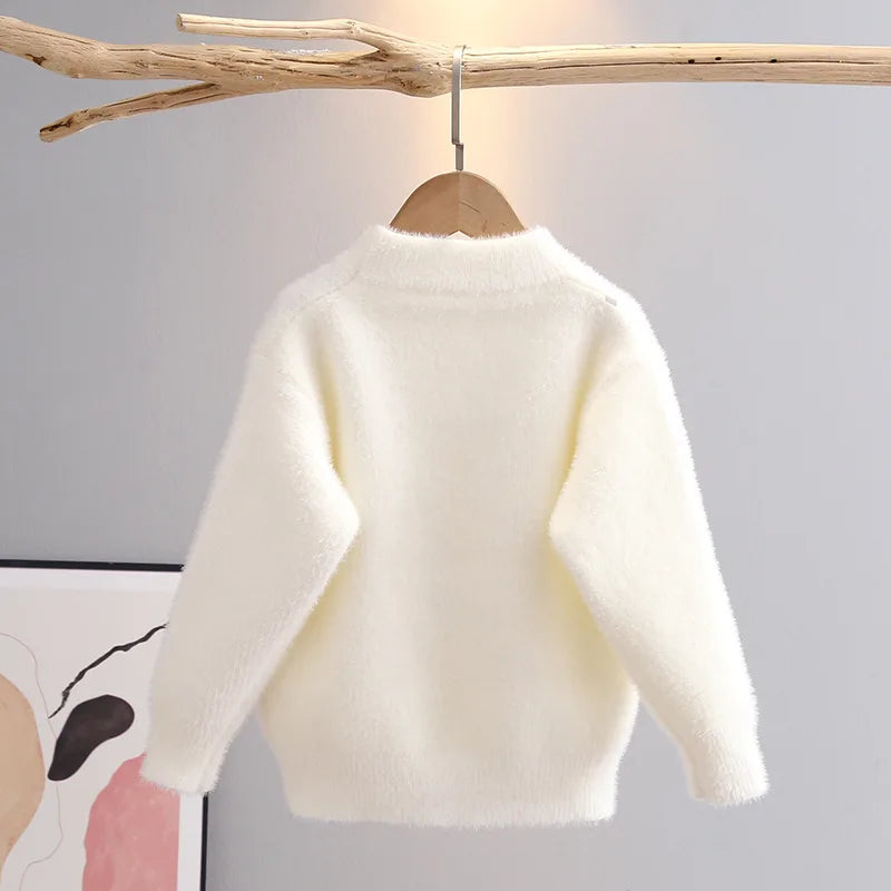 131-Pull Enfant Automne-Hiver 2023 - Motif Libellule