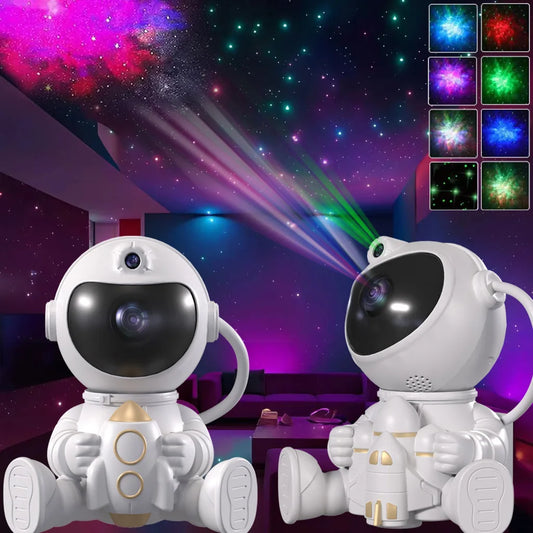 579-Projecteur LED Astronaute – Transformez la Chambre de Vos Enfants en un Ciel Étoilé !