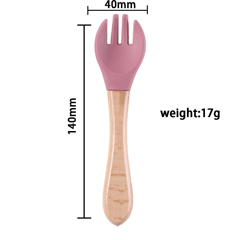 308-Ensemble de Vaisselle en Silicone pour Enfants – 5 Pièces avec Ventouse Anti-Chute