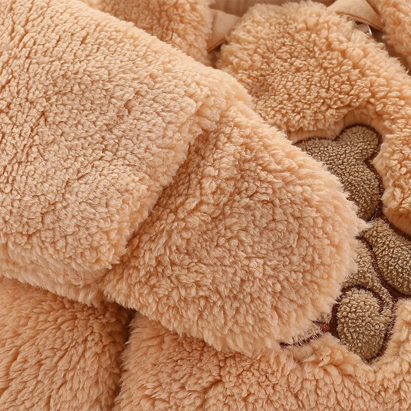121B-Doudoune Hiver Bébé avec Capuche