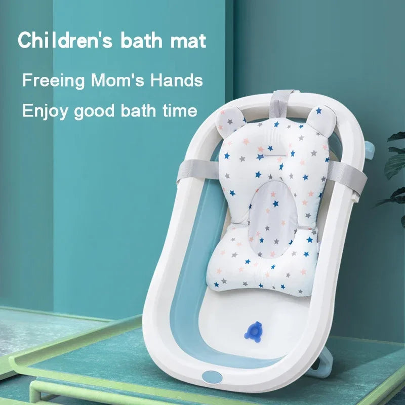 482-Matelas de Bain pour Bébé - Coussin Anti-Dérapant Confortable