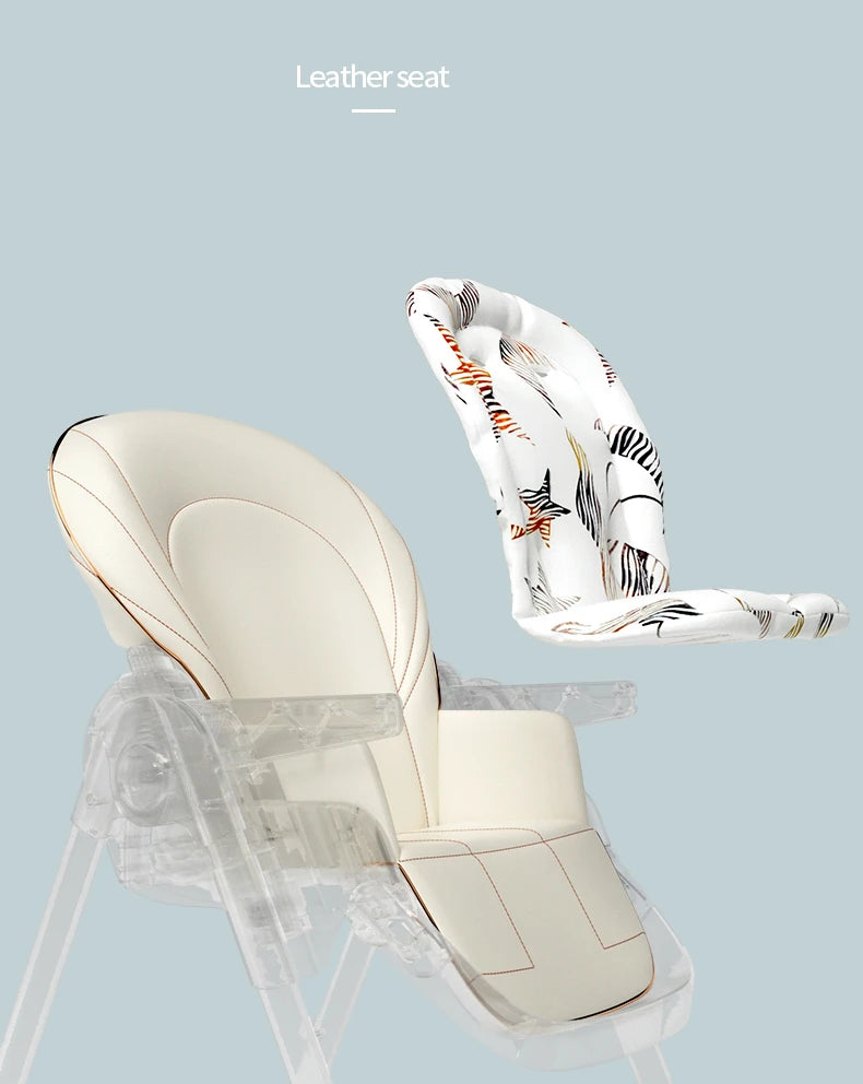 854-Chaise Haute Pliable pour Bébé – Confort et Praticité