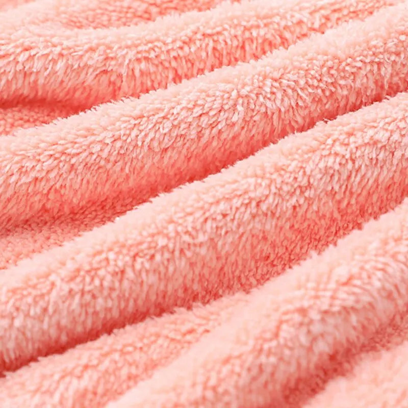 467-Serviette de Bain en Coral Fleece pour Bébé – Douceur et Confort au Bain !