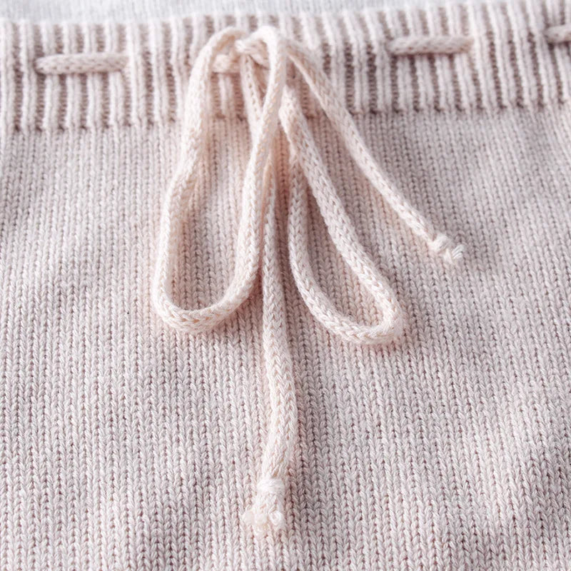 107Q-Jumpsuit en Tricot pour Bébé Fille - Cœur Aimant